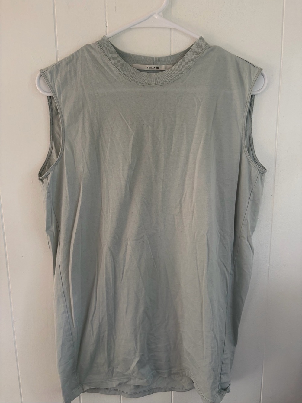Humanoid mint green tank top medium